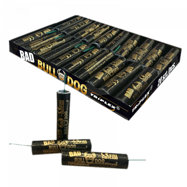 Petarde flash cu bull dog angry (20 buc)