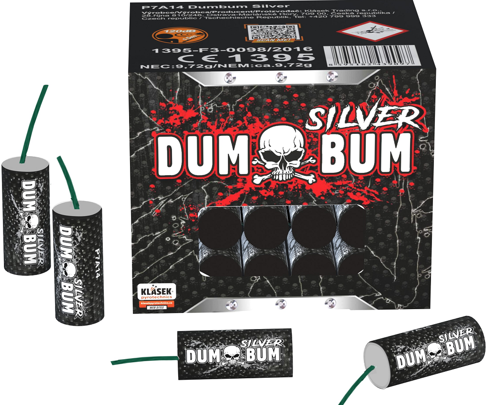 Petarde Dumbum Argintii (36 buc)
