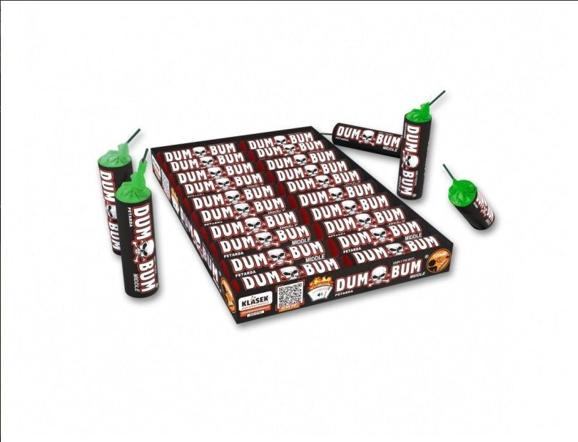 Petarde Dumbum green medium (20 buc)