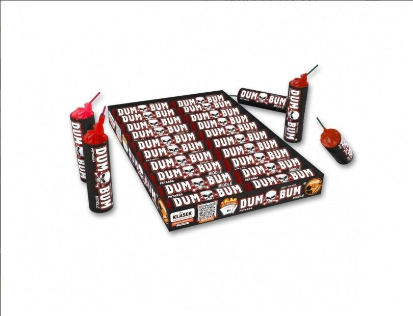 Petarde Dumbum red medium (20 buc)